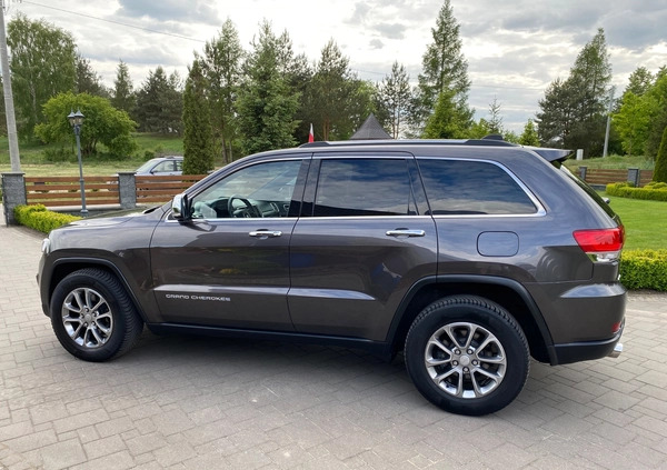 Jeep Grand Cherokee cena 96000 przebieg: 147000, rok produkcji 2014 z Łomża małe 497